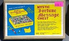 Mystic Fortune Message Chest With Miniature Scrolls and Selector Stick