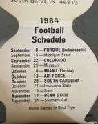 50 Universal Match Corp 1984 Notre Dame Football Matchbooks – South Bend, IN