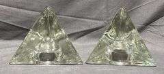 Coca-Cola Bottles and Glass Candle Holders