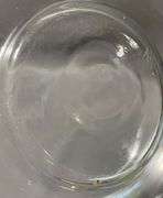 Clear Glass Bowl With Rounded Base, 7×3″