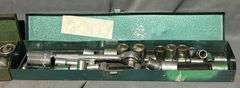 S-K Tools Metal Socket Wrench Sets with Cases