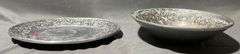Oval Platters with Embossed Floral Motif by Wilton Products, 11″