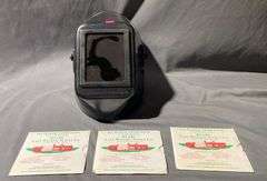 Fibre-Metal 190-1 UltraLite Welding Helmet with Lake Welding Supply Cover Plates