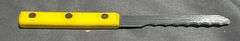 Simmons Stainless Steak Knives with Yellow Handles in Hinged Box