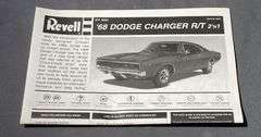 Revell 1968 Dodge Charger R/T Plastic Model Kit, 1:25 Scale