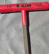 Allen T-Handle Hex Key Set with Additional L-Wrenchs in Case