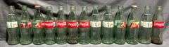 Coca-Cola Bottles and Glass Candle Holders