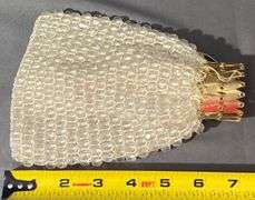 Four Evening Bags with Beaded, Mesh, and Metallic Designs