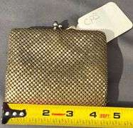 Four Evening Bags with Beaded, Mesh, and Metallic Designs