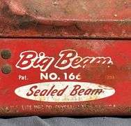 Big Beam No. 166 Sealed Beam Handheld Flashlight, Metal Construction