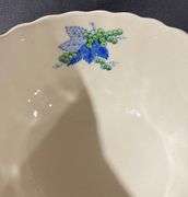 2 Copeland Spode Valencia Teacups with Saucers, Hairline Cracks