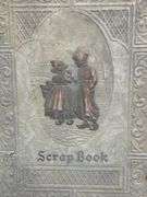Scrapbook Featuring Holiday Cards From 1939-1948 With Embossed Cover