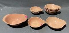 Russel Wright for Steubenville Brown Coral Bowls