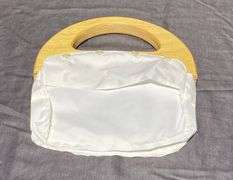 Handbag Form with Wood Handles & 4 Interchangeable Covers