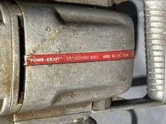 Power Kraft 1/2-Inch Electric Drill, Model TPC 9229A made by Montgomery Ward (minor damage to cord, see photos)