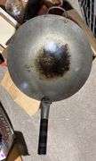 Household Items Including Wok and Kitchen Utensils