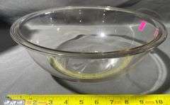 Clear Pyrex Mixing Bowl, 10″