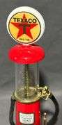 Gearbox Miniature Texaco Fire Chief Gas Pump Model with Brass Base 2”x8”