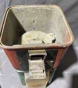 Metal and Plastic Coin-Operated Gumball Dispenser