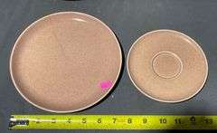 Russel Wright Dinner and Saucer Plates, 9 Plates 10 Saucers
