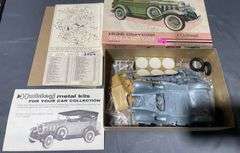 Hubley 1932 Chevrolet Phaeton Metal Model Kit with Instructions