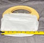 Handbag Form with Wood Handles & 5 Interchangeable Covers
