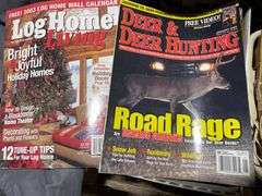 Hobby Magazines and Collecting Guides inc. Beckett Baseball & Football, Tuff Stuff, Log Home Living, Deer & Deer Hunting
