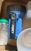 Glass and Plastic Containers With Flashlight and Cigar Box