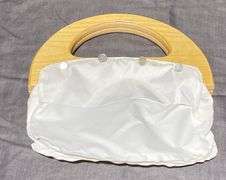 Handbag Form with Wood Handles & 3 Interchangeable Covers