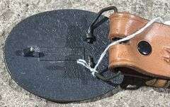 Tooled Leather Belt with Philmont Buckle by Bowen Western Products