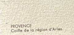 Signed André Stéfan Illustrated Postcard Featuring Provençal Design
