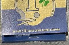 50 Notre Dame Football 1989 Matchbooks by Universal Match Corp. – South Bend, IN