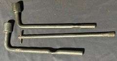 Tire Crow Bars with Canvas Storage Pouch, 11”-16”