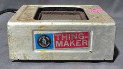 1964 Mattel Thing-Maker Electric Toy Mold Heating Unit model 4577, 5.5″ x 5″