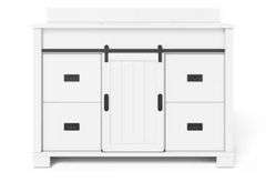 Glacier Bay
Brindley 48 in. Single Sink Freestanding White Bath Vanity with White Engineered Stone Top