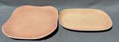 Russel Wright Steubenville Plates in Neutral Tones