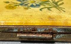 Two Compact Cases with Decorative Elements (one rusted shut)