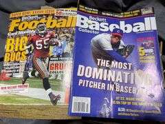 Hobby Magazines and Collecting Guides inc. Beckett Baseball & Football, Tuff Stuff, Log Home Living, Deer & Deer Hunting