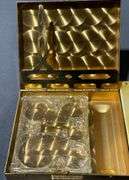 Two Compact Cases with Decorative Elements (one rusted shut)