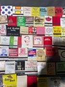 Matchbooks From Restaurants, Hotels, and Businesses Including: Zonkers Food & Cheer, King Edward Cigars, Stockade Fort Wayne Indiana & Lucky Steer family Restaurants