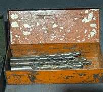 S-K Tools Socket Set and Drill Bits in Metal Cases