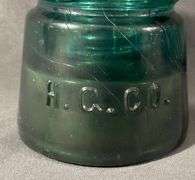Hemingray Glass Insulator Embossed H.G.CO., 4″