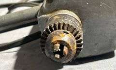 Power Kraft 1/2-Inch Electric Drill, Model TPC 9229A made by Montgomery Ward (minor damage to cord, see photos)