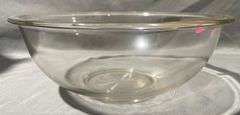Clear Pyrex Mixing Bowl, 10″