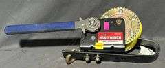 Haul-Master Hand Winch with 900 lb Capacity and Yellow Strap