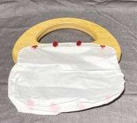 Handbag Form with Wood Handles & 3 Interchangeable Covers
