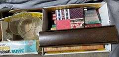 Hardcover Books, Glass Vase, and Punch! Home Suite Software