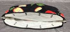 Handbag Form with Wood Handles & 4 Interchangeable Covers