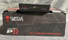 Turtle Beach Ear Force P11 PS3 Amplified Stereo Gaming Headset with Box and Accessories