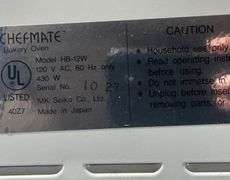 Chefmate Model HB-12W Bread Maker with Control Panel